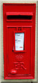 Close up, Elizabeth II postbox, Waverton Post Office