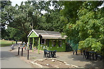TQ2789 : Cafe, Cherry Tree Wood by N Chadwick