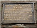 Plaque on almshouses