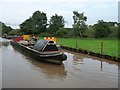 SJ6764 : Workboats between bridges 22A and 22 by Christine Johnstone