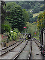 Railway lines north-west of Llangollen, Denbighshire