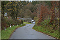 Road passing Pwllpeiran