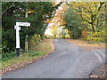 Junction of Broxmead and Pickwell Lanes