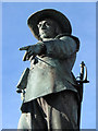 TL3171 : St Ives: the statue of Oliver Cromwell by John Sutton
