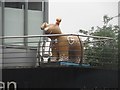 NZ2564 : Great North Snowdog Gingerbread Dog, The Biscuit Factory, Newcastle upon Tyne by Graham Robson