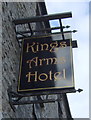 Sign for the Kings Arms Hotel, Shap (2)