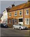 Brill: patterned brickwork, Church Road