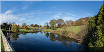 SK3820 : Staunton Harold pond by Oliver Mills