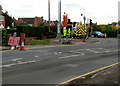SJ6551 : Wait here until green light shows, Audlem Road, Nantwich by Jaggery