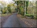 Junction of footpath with Long House and Spronkett