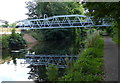 Pipe bridge across the Staffordshire and Worcestershire Canal