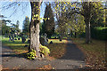 Path through Reigate Cemetery