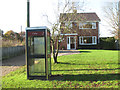 Telephone box at Low Common