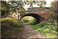 The Wirral Way at Moorside Lane Road Bridge