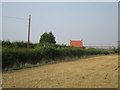 Stubble field and Gipsy Lodge Farm