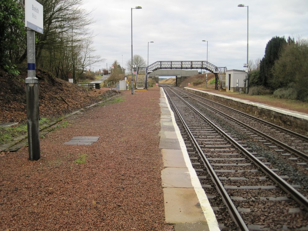 Breich Railway Station Lothian 2016 © Nigel Thompson Geograph