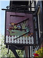 Sign for the Garden Gate public house, Hampstead Heath