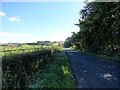 View east along the road near Pasture House