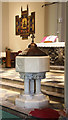 St Edmund, Edmonton - Font