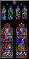 TL1998 : North transept window, Peterborough Cathedral by Julian P Guffogg