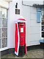 Festive postbox, Shaldon