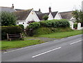 Roadside bench in the south of Saundersfoot