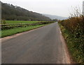 ST3895 : Unclassified road south from Llantrisant, Monmouthshire by Jaggery