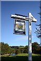 Sutton Hall pub sign