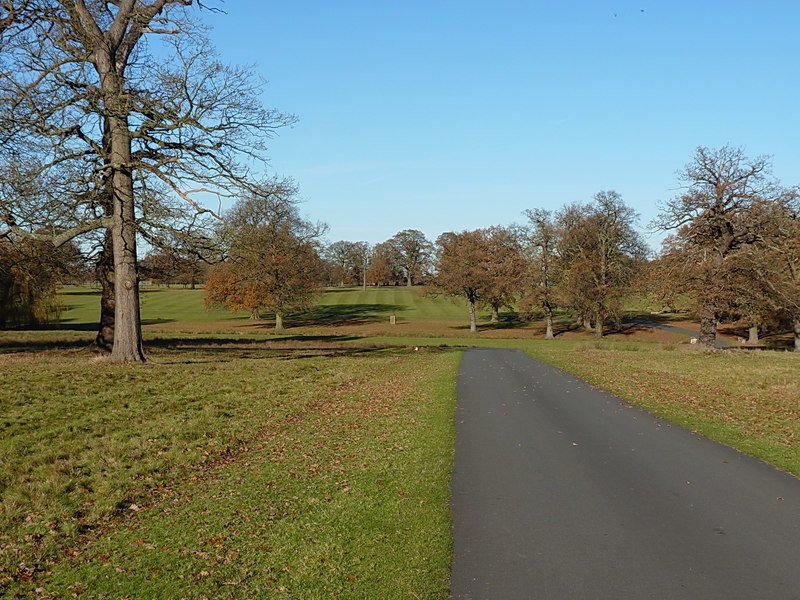 Road through Packington Park © Richard Law :: Geograph Britain and Ireland