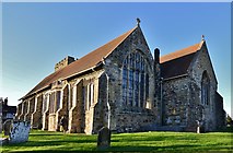 TQ7237 : Goudhurst, St. Mary's church: South eastern aspect by Michael Garlick