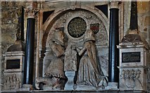 TQ7237 : Goudhurst, St. Mary's church: The William Campion memorial (d. 10th December 1615) 1 by Michael Garlick