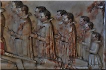 TQ7237 : Goudhurst, St. Mary's church: Alabaster standing Culpeper wall memorial erected in 1608 3 by Michael Garlick