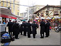 Bristol Christmas Market with Salvation Army Band