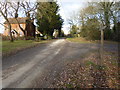 Looking north on Kennel Lane