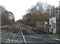 The railway line crossing Wimland Road