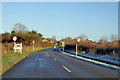 Ploughley Road enters Ambrosden