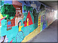 SP8213 : Canalside Mural under Bridge 18 of the Aylesbury Canal (1) by Chris Reynolds