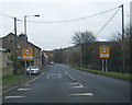 A672 at Rishworth village boundary