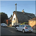 Great Shelford: frosted thatch