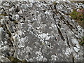 Parc Moelyci rock cannon (close-up of some of the holes), Sling