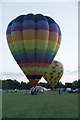 SU5886 : Balloons in the Rec by Bill Nicholls