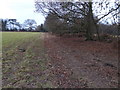 Field edge footpath to the A281