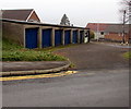 Row of lockup garages, Trevethin