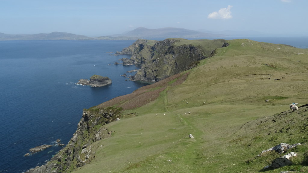 Clare Island - View NE along northern... © Colin Park :: Geograph Ireland