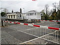 Level crossing at Roydon railway station