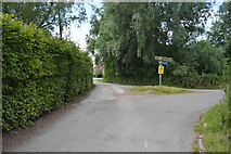 TR2650 : Road junction, Barfrestone by N Chadwick