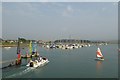 Boats near Yar Bridge