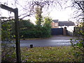 Looking across Polecat Lane from footpath