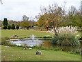 Pond and fountain, Lewisham Crematorium