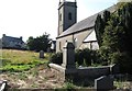 The south side of the graveyard of the disused St John